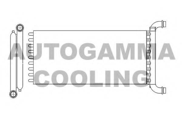 AUTOGAMMA 105104 Теплообменник, отопление салона