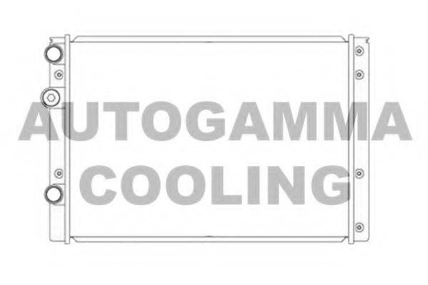 AUTOGAMMA 105200 Радиатор, охлаждение двигателя