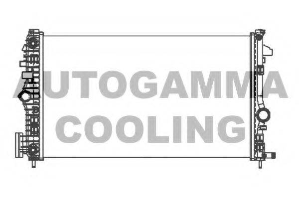 Радіатор, охолодження двигуна AUTOGAMMA 105319