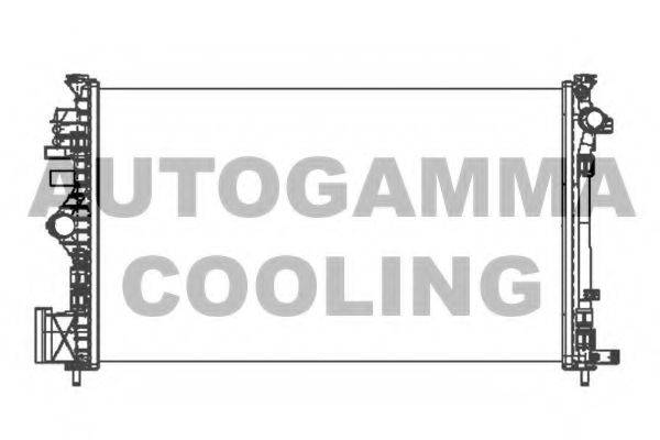 Радіатор, охолодження двигуна AUTOGAMMA 105320