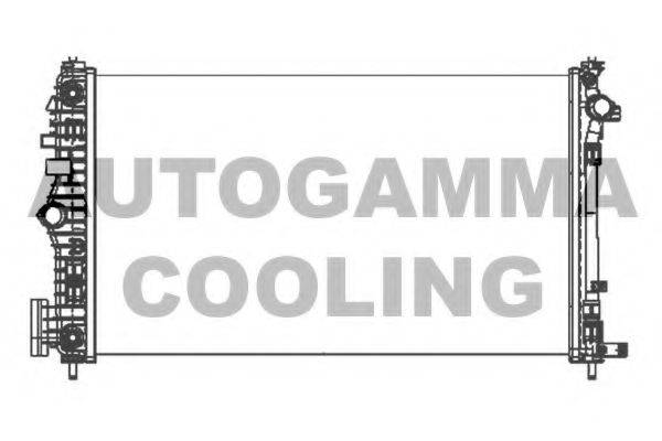 Радіатор, охолодження двигуна AUTOGAMMA 105321