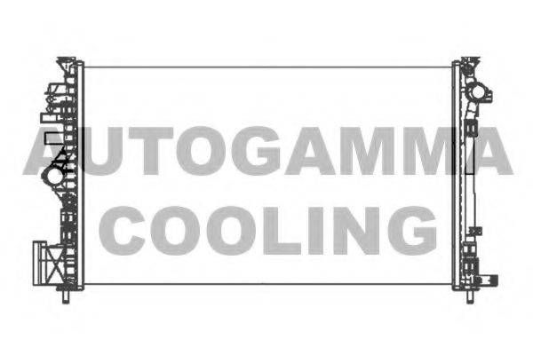 Радіатор, охолодження двигуна AUTOGAMMA 105322