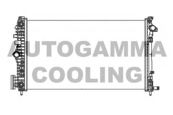 Радіатор, охолодження двигуна AUTOGAMMA 105323