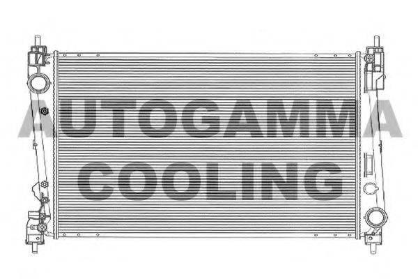 AUTOGAMMA 105375 Радиатор, охлаждение двигателя