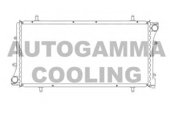 AUTOGAMMA 105396 Радиатор, охлаждение двигателя