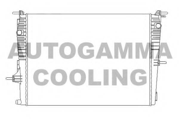 AUTOGAMMA 105469 Радиатор, охлаждение двигателя