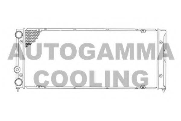 Радиатор, охлаждение двигателя AUTOGAMMA 105481