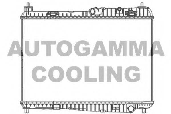 AUTOGAMMA 105522 Радиатор, охлаждение двигателя
