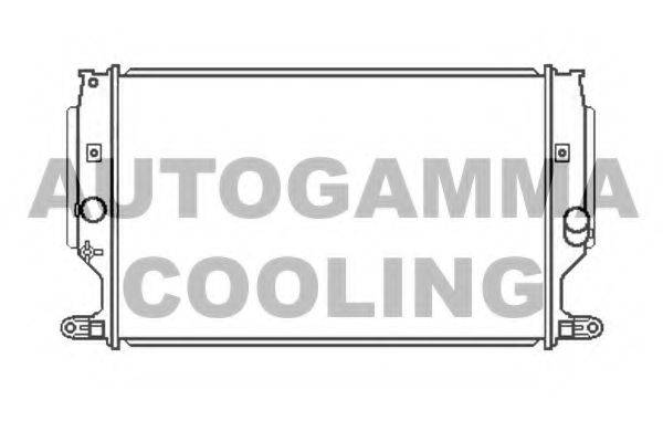 AUTOGAMMA 105529 Радиатор, охлаждение двигателя