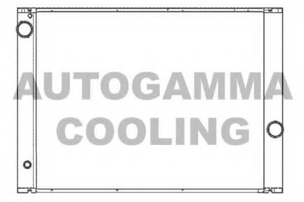 AUTOGAMMA 105531 Радиатор, охлаждение двигателя