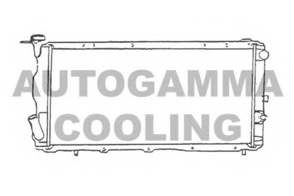 Радиатор, охлаждение двигателя AUTOGAMMA 105567
