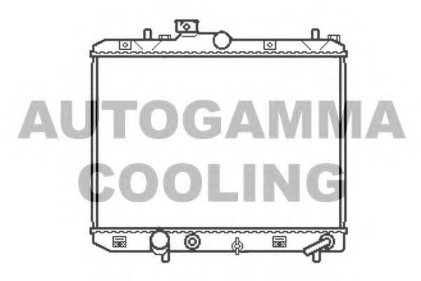 Радиатор, охлаждение двигателя AUTOGAMMA 105607