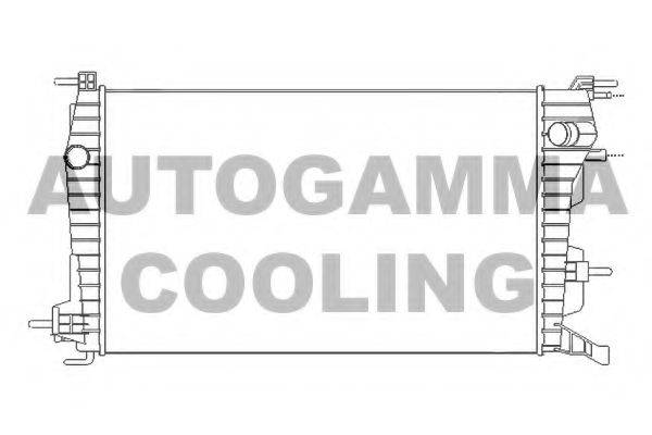 AUTOGAMMA 105715 Радиатор, охлаждение двигателя