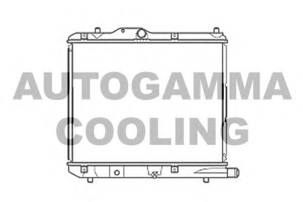 AUTOGAMMA 105761 Радиатор, охлаждение двигателя
