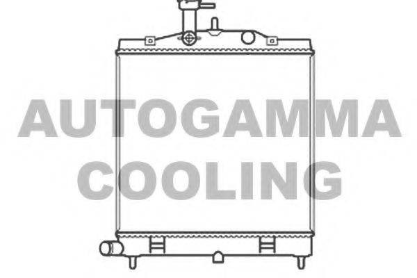 AUTOGAMMA 105871 Радиатор, охлаждение двигателя