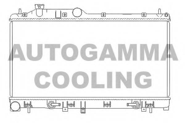 Радиатор, охлаждение двигателя AUTOGAMMA 105929