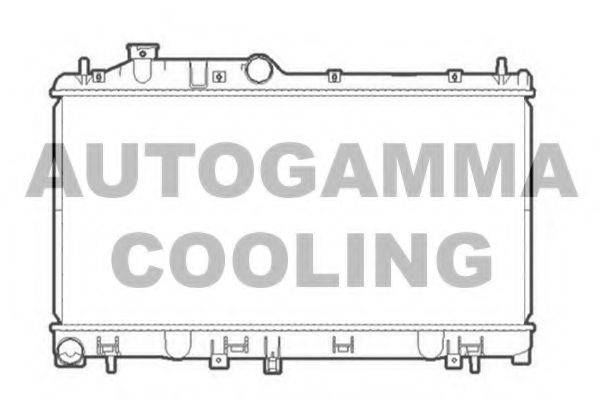 Радиатор, охлаждение двигателя AUTOGAMMA 105931