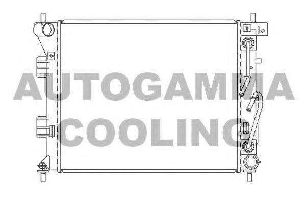 Радиатор, охлаждение двигателя AUTOGAMMA 105989