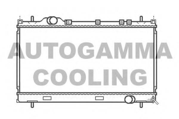 Радиатор, охлаждение двигателя AUTOGAMMA 107015
