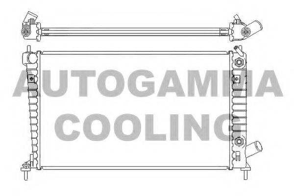 AUTOGAMMA 107051 Радиатор, охлаждение двигателя