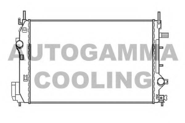 AUTOGAMMA 107052 Радиатор, охлаждение двигателя