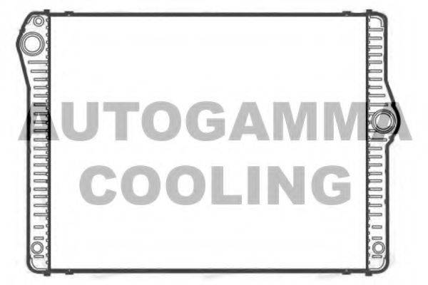 Радіатор, охолодження двигуна AUTOGAMMA 107128