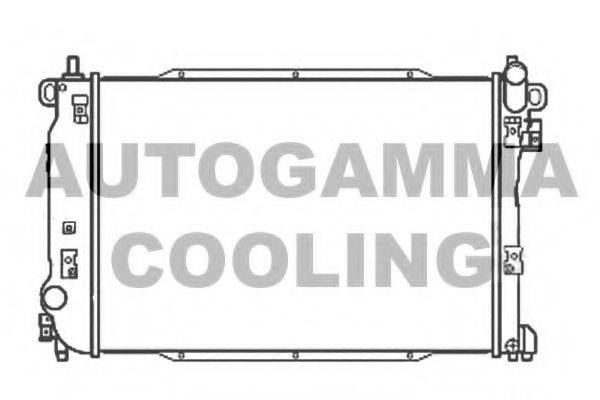 AUTOGAMMA 107204 Радиатор, охлаждение двигателя