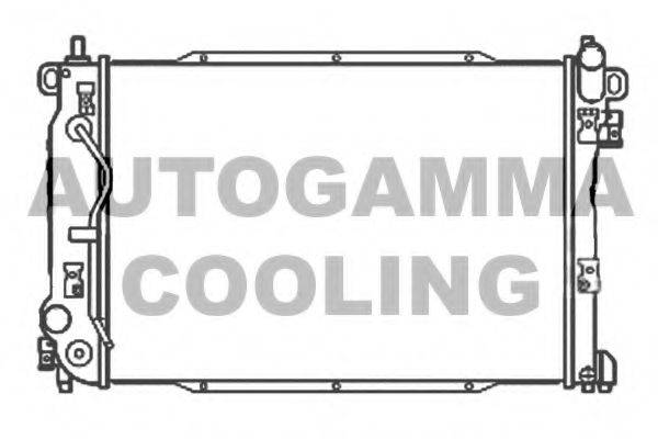 AUTOGAMMA 107205 Радиатор, охлаждение двигателя