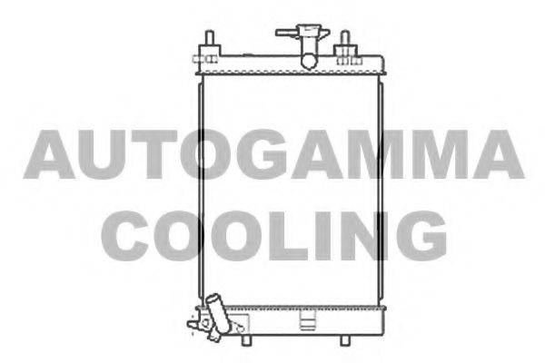 AUTOGAMMA 107207 Радиатор, охлаждение двигателя