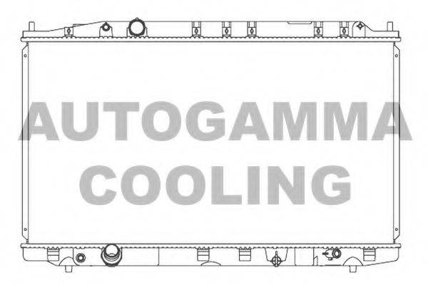 Радиатор, охлаждение двигателя AUTOGAMMA 107364