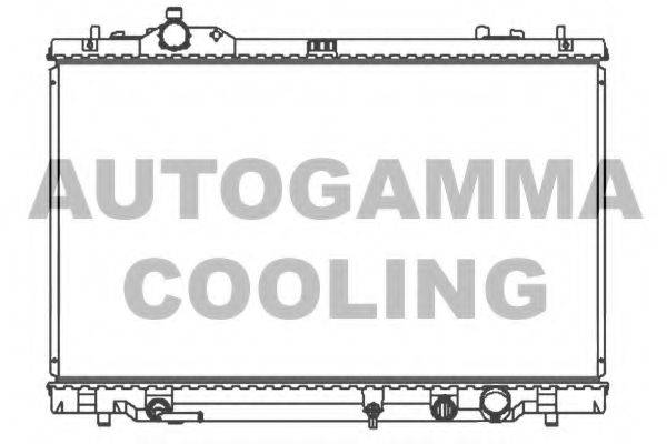 Радиатор, охлаждение двигателя AUTOGAMMA 107366