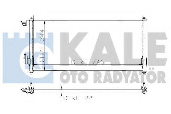 Конденсатор, кондиціонер KALE OTO RADYATOR 299800