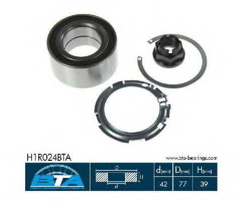 BTA H1R024BTA Комплект підшипника ступиці колеса
