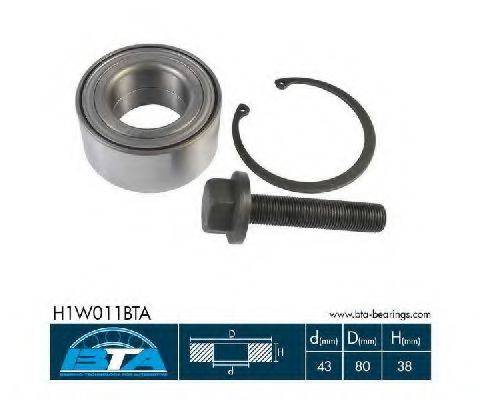 BTA H1W011BTA Комплект подшипника ступицы колеса