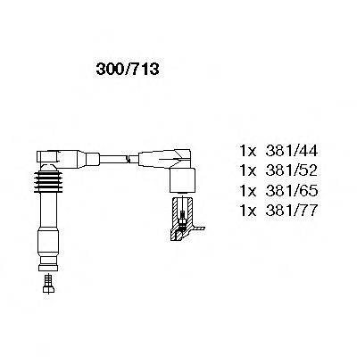 BREMI 300713 Комплект проводов зажигания