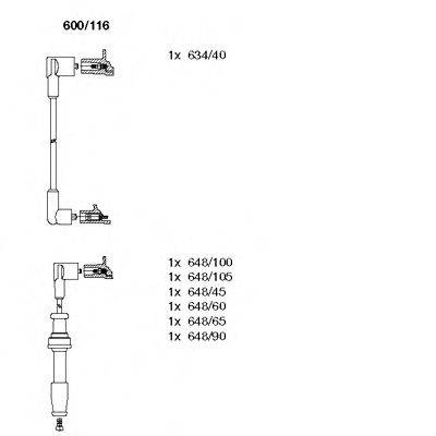 Комплект проводов зажигания BREMI 600/116