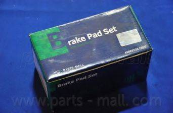 Комплект гальмівних колодок, дискове гальмо PARTS-MALL PKA-005