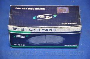Комплект тормозных колодок, дисковый тормоз PARTS-MALL PKA-031