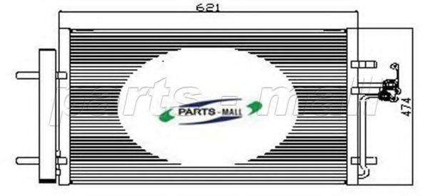 Конденсатор, кондиціонер PARTS-MALL PXNC2-007