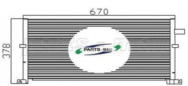 Конденсатор, кондиціонер PARTS-MALL PXNC2-015
