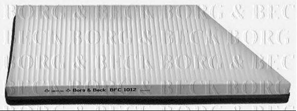 Фільтр, повітря у внутрішньому просторі BORG & BECK BFC1012