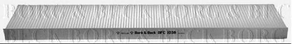 BORG & BECK BFC1038 Фильтр, воздух во внутренном пространстве