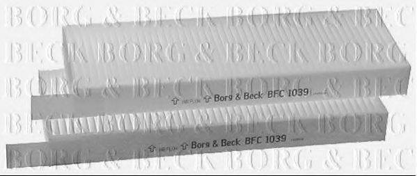 BORG & BECK BFC1039 Фильтр, воздух во внутренном пространстве