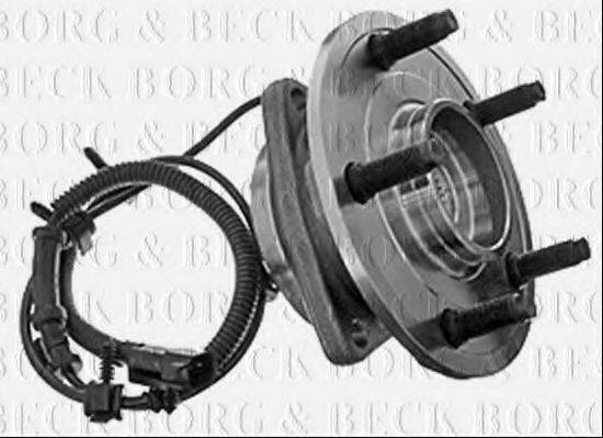 Комплектующие, колодки дискового тормоза BORG & BECK BBK1293