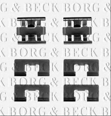 BORG & BECK BBK1485 Комплектуючі, колодки дискового гальма