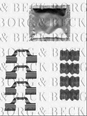 BORG & BECK BBK1509 Комплектующие, колодки дискового тормоза