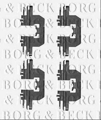 BORG & BECK BBK1541 Комплектующие, колодки дискового тормоза
