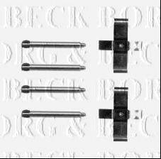BORG & BECK BBK1552 Комплектующие, колодки дискового тормоза