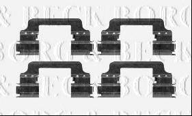BORG & BECK BBK1573 Комплектующие, колодки дискового тормоза