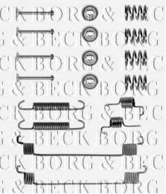 BORG & BECK BBK6048 Комплектующие, колодки дискового тормоза
